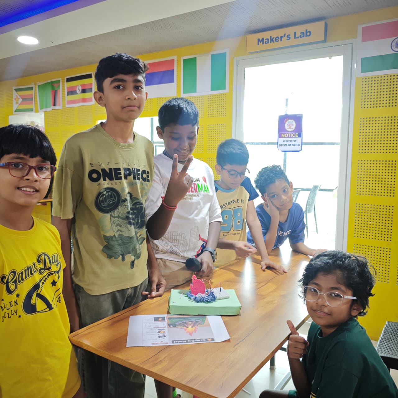 Young Makers in Action - Campfire Model 3