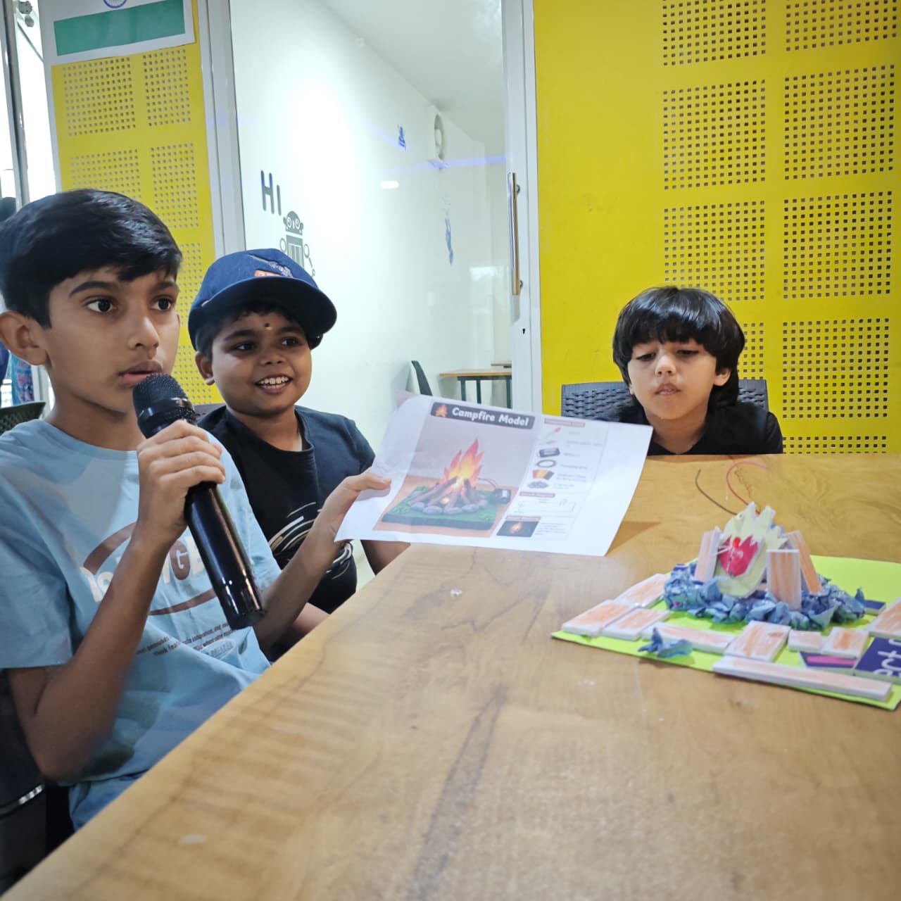 Young Makers in Action - Campfire Model 2