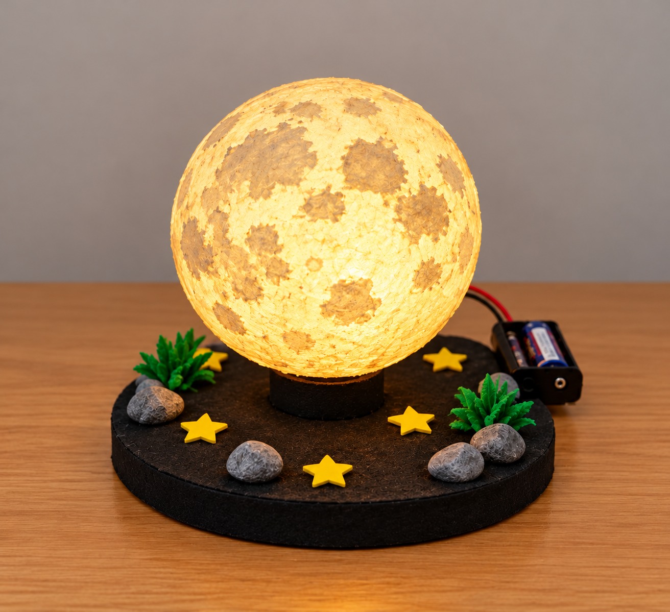 Makers Lab Moon Light Model student electronics project
